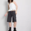 The primark scene | cotton denim studded jorts The primark scene | cotton denim studded jorts