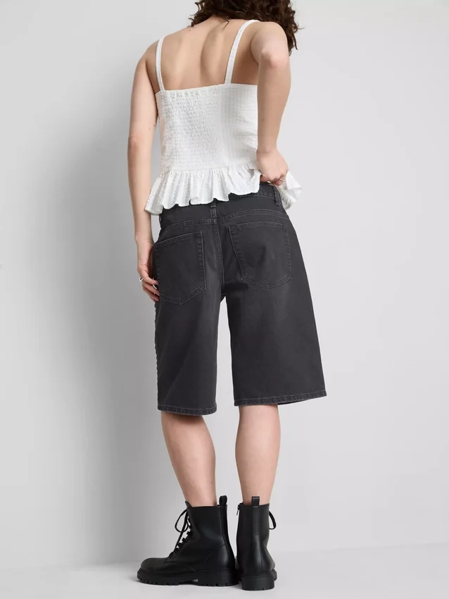 The primark scene | cotton denim studded jorts The primark scene | cotton denim studded jorts
