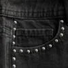 The primark scene | cotton denim studded micro shorts The primark scene | cotton denim studded micro shorts