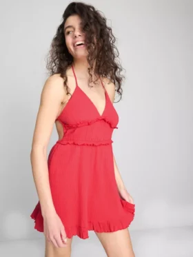 The primark scene | crinkle ruffle mini dress The primark scene | crinkle ruffle mini dress