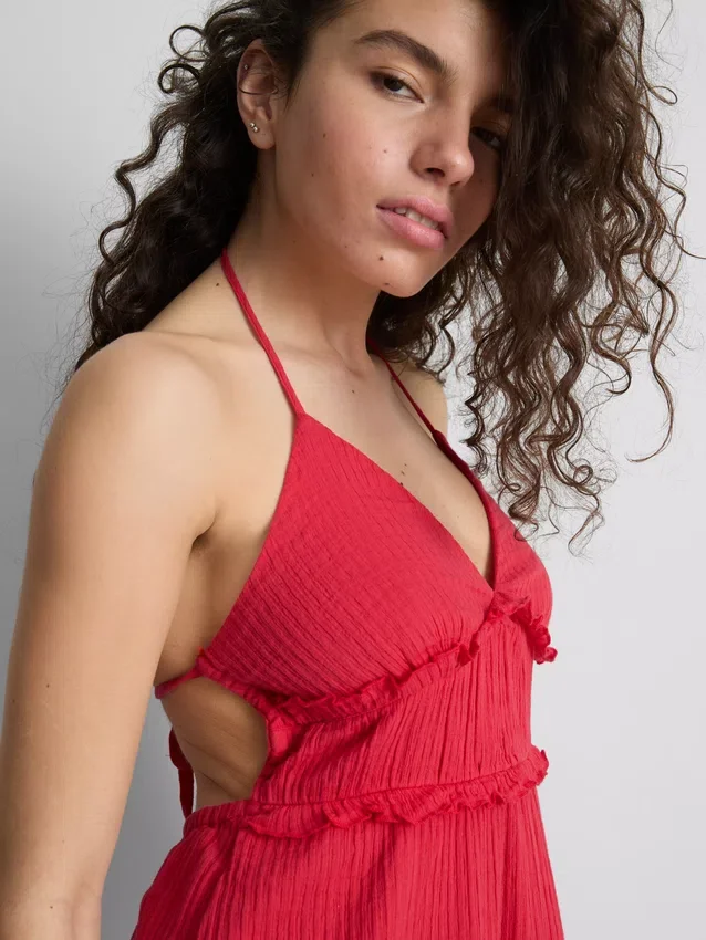 The primark scene | crinkle ruffle mini dress The primark scene | crinkle ruffle mini dress