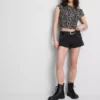 The primark scene | cropped off-shoulder sheer top The primark scene | cropped off-shoulder sheer top
