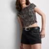 The primark scene | cropped off-shoulder sheer top The primark scene | cropped off-shoulder sheer top