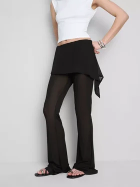 The primark scene | mesh skirt overlay pants