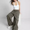 The primark scene | mid-rise drawstring cargo pants The primark scene | mid-rise drawstring cargo pants