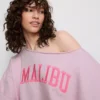 The primark scene | slogan off-shoulder sweatshirt The primark scene | slogan off-shoulder sweatshirt