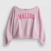 The primark scene | slogan off-shoulder sweatshirt The primark scene | slogan off-shoulder sweatshirt