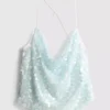 The primark scene | strappy sequin cowl-neck top The primark scene | strappy sequin cowl-neck top