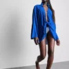 Tie-front beach shirt