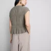 Tie-front crinkle top Tie-front crinkle top