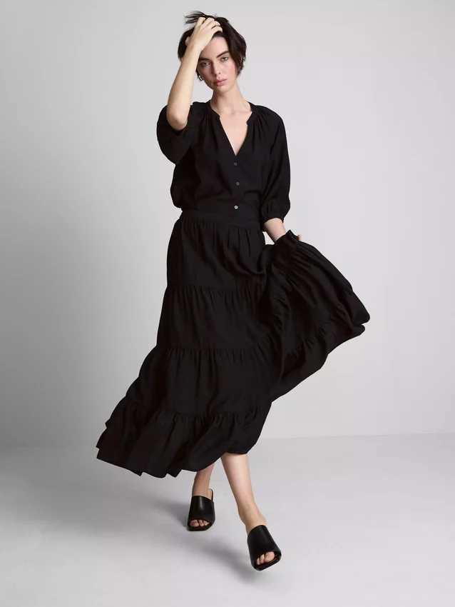 Tiered maxi skirt Tiered maxi skirt