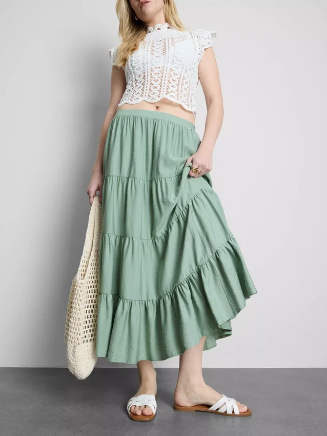 Tiered maxi skirt Tiered maxi skirt