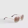 Tinted aviator sunglasses