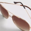 Tinted aviator sunglasses