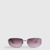 Tinted wrap-around sunglasses Tinted wrap-around sunglasses
