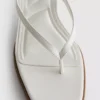 Toe post heeled mule sandals