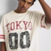 Tokyo short sleeve distressed graphic t-shirt Tokyo short sleeve distressed graphic t-shirt