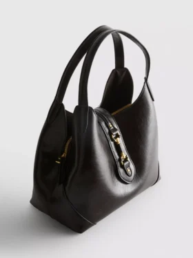 Top handle shoulder bag