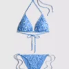 Triangle tie side bikini set Triangle tie side bikini set