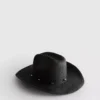 Trimmed straw cowboy hat Trimmed straw cowboy hat