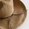 Trimmed straw cowboy hat Trimmed straw cowboy hat