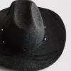 Trimmed straw cowboy hat Trimmed straw cowboy hat