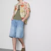 Tropical postcard short-sleeve button-down shirt Tropical postcard short-sleeve button-down shirt