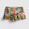 Tropical printed frill shorts Tropical printed frill shorts