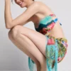 Tropical printed fringe sarong Tropical printed fringe sarong