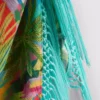 Tropical printed fringe sarong Tropical printed fringe sarong