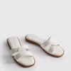 Twisted-strap mule sandals