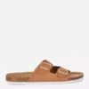Two strap buckle sandals