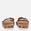 Two strap buckle sandals