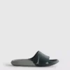 Two-tone slider sandals