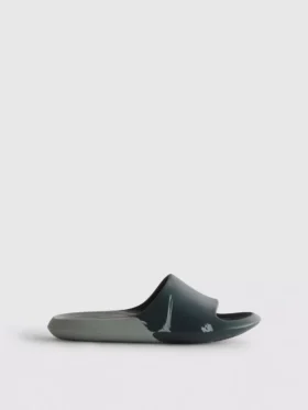 Two-tone slider sandals Two-tone slider sandals