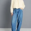 Ultimate cotton denim barrel-leg jeans Ultimate cotton denim barrel-leg jeans