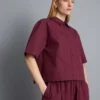 Ultimate cotton short-sleeve boxy shirt