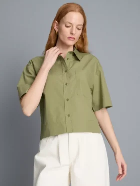 Ultimate cotton short-sleeve boxy shirt Ultimate cotton short-sleeve boxy shirt
