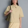 Ultimate cotton short-sleeve boxy shirt