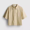 Ultimate cotton short-sleeve boxy shirt