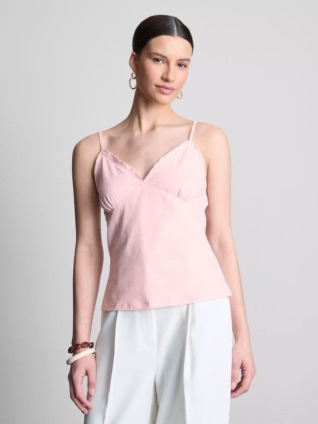 V-neck babydoll cami top V-neck babydoll cami top