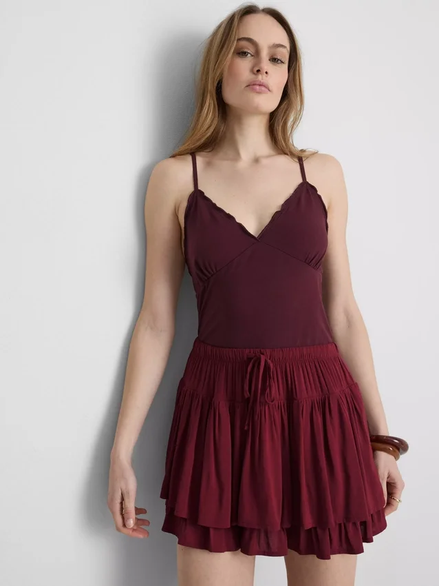 V-neck babydoll cami top V-neck babydoll cami top