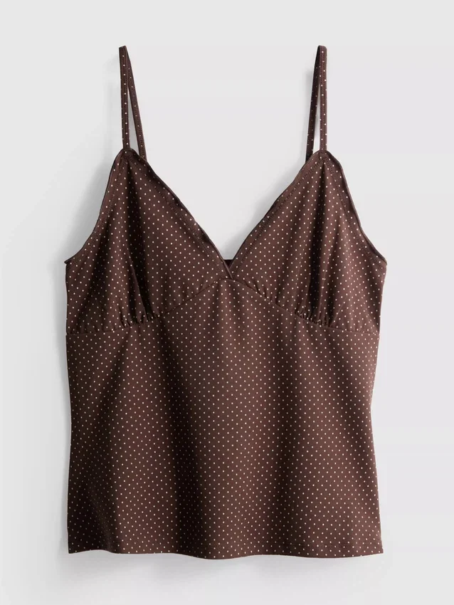 V-neck babydoll cami top V-neck babydoll cami top