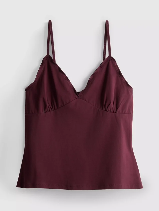 V-neck babydoll cami top V-neck babydoll cami top