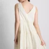 V-neck crinkle mini dress V-neck crinkle mini dress