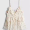 V-neck frill cami top V-neck frill cami top