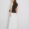 V-neck peplum sleeveless top V-neck peplum sleeveless top