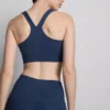 V-neck racer active crop top