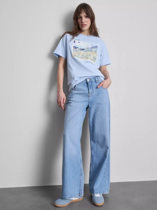 Vincent van gogh landscape art cotton t-shirt Vincent van gogh landscape art cotton t-shirt