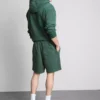 Washed elasticated shorts Washed elasticated shorts